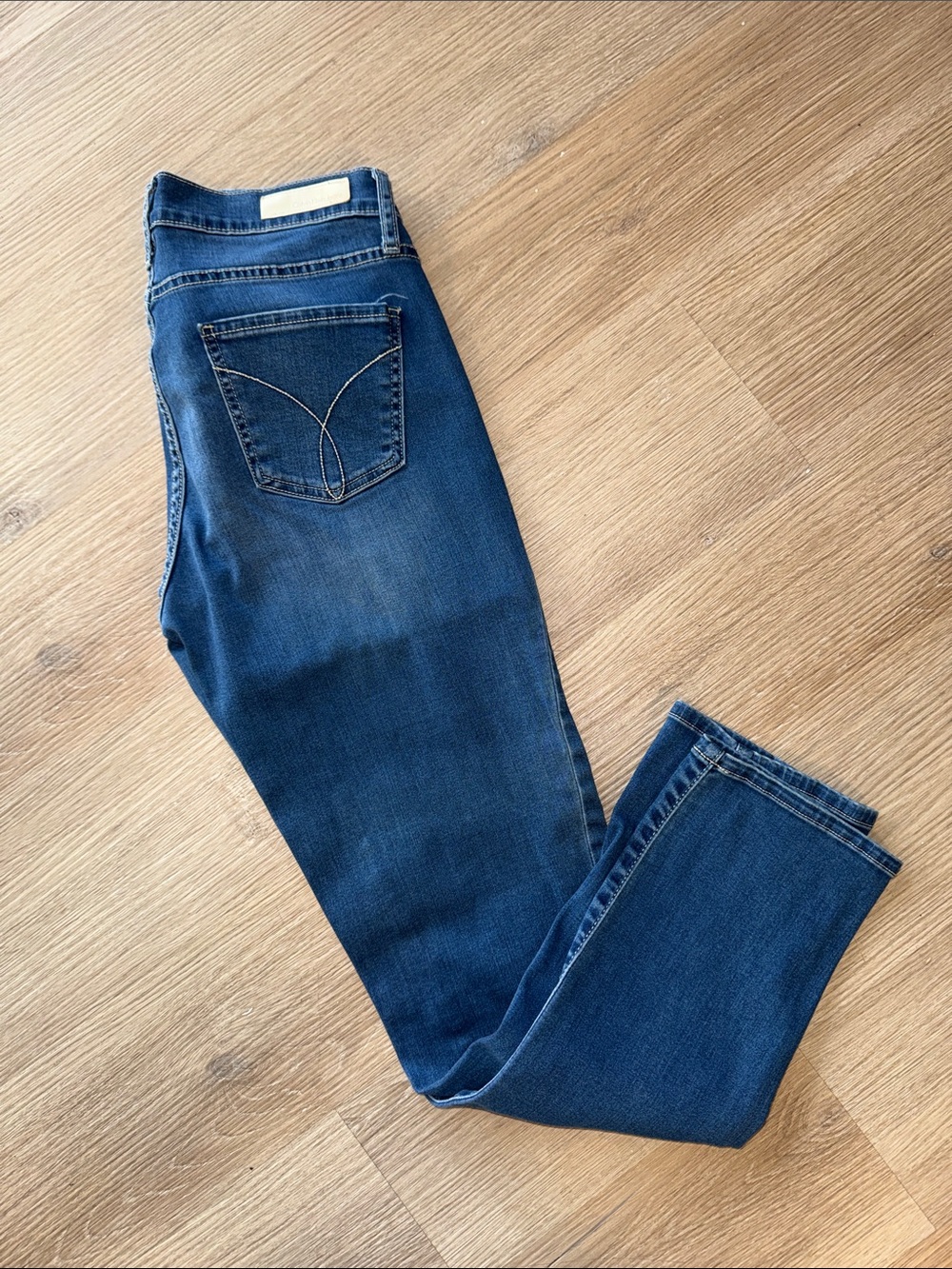 CALVIN KLEIN Ultimate Skinny Blue Stretchy Denim Long Pants Jeans